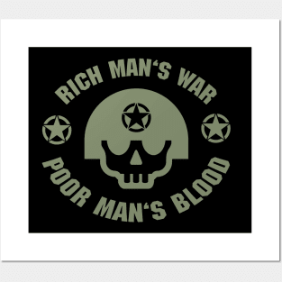 Rich Man's War (Green) Posters and Art